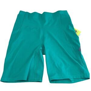 All in Motion Women's Vibrant Green Brushed Bike Shorts - Size Small - NWT